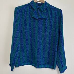 Pendleton Country Sophisticates Striped Floral Shirt Size 16